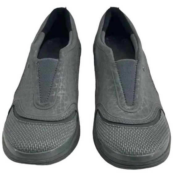 BZEES DERIVE GRAY CLOUD TECHNOLOGY SLIP ON SNEAKERS SIZE 10 - Picture 2 of 5